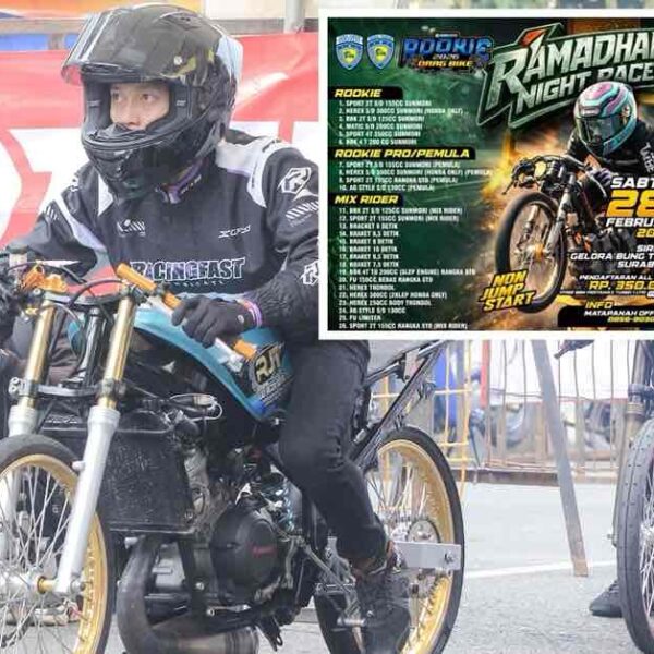 Matapanah Rookie: H-4 Ramadhan Night Race Siap Terselenggara di Sirkuit GBT Surabaya