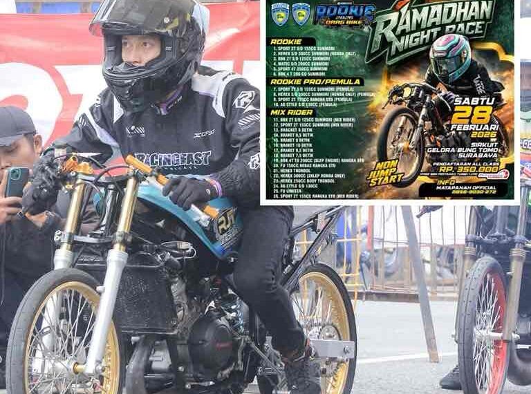 Matapanah Rookie: H-4 Ramadhan Night Race Siap Terselenggara di Sirkuit GBT Surabaya