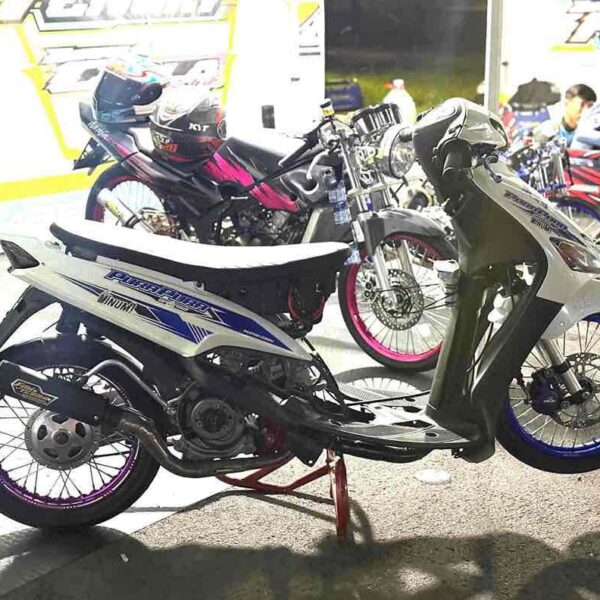 Matapanah Drag Bike Rookie: Matic Sunmori 200cc 23 Motor Karanganyar Perkasa 7,7 Sukses Sikat Podium 1-3