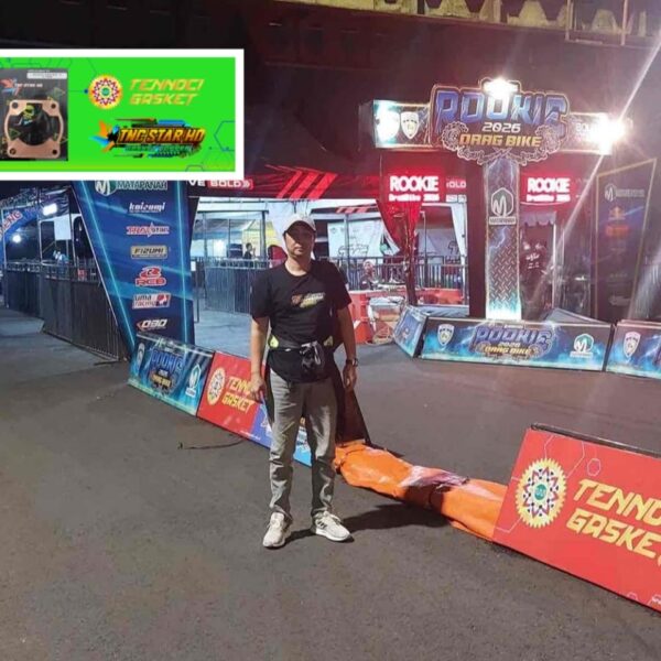 Tennoci Gasket Hadir di Matapanah Dragbike Ramadhan Night Race Surabaya