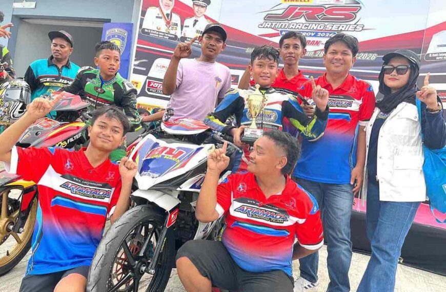JRS Seri 1 Magetan: Perdana Turun di Sirkuit Suryo Magetan Aqsa Mada Tampil Istimewa Raih Podium Terbaik Kategori Beginner