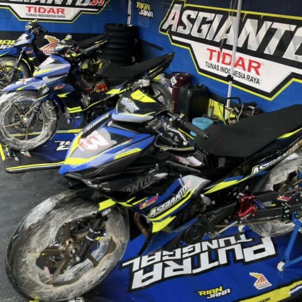 Datang Dari Sumatera Selatan! Putra Tunggal Asgianto Siap Tarung di Tiga Kelas Bergengsi Super Prix Round 1 Tasikmalaya.