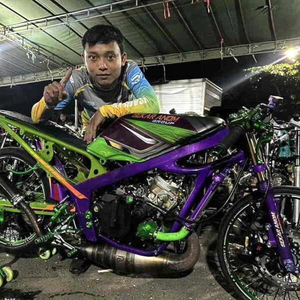 Ninja 155cc STD Sekar Anom Group Konsisten 6,8 Detik, Jadi Jawara Bersama Deska Anak Langit!
