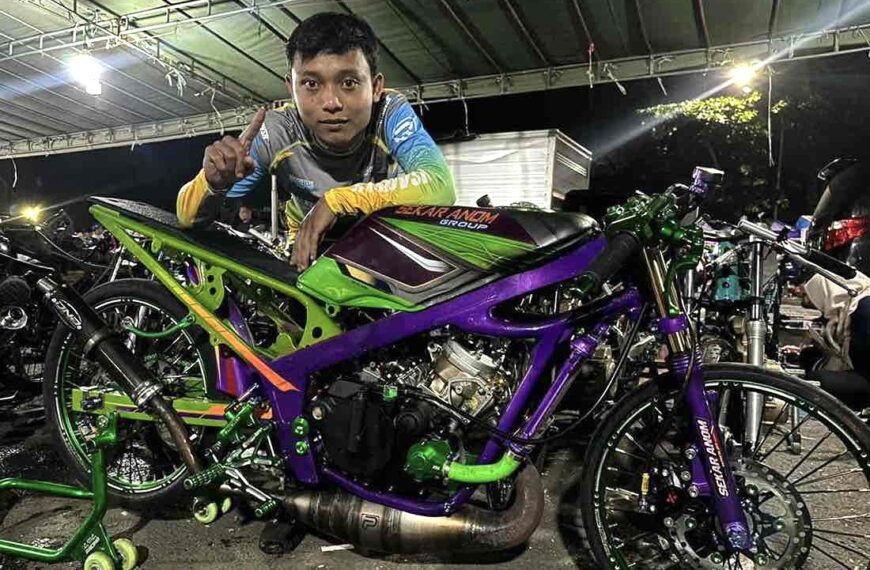 Ninja 155cc STD Sekar Anom Group Konsisten 6,8 Detik, Jadi Jawara Bersama Deska Anak Langit!