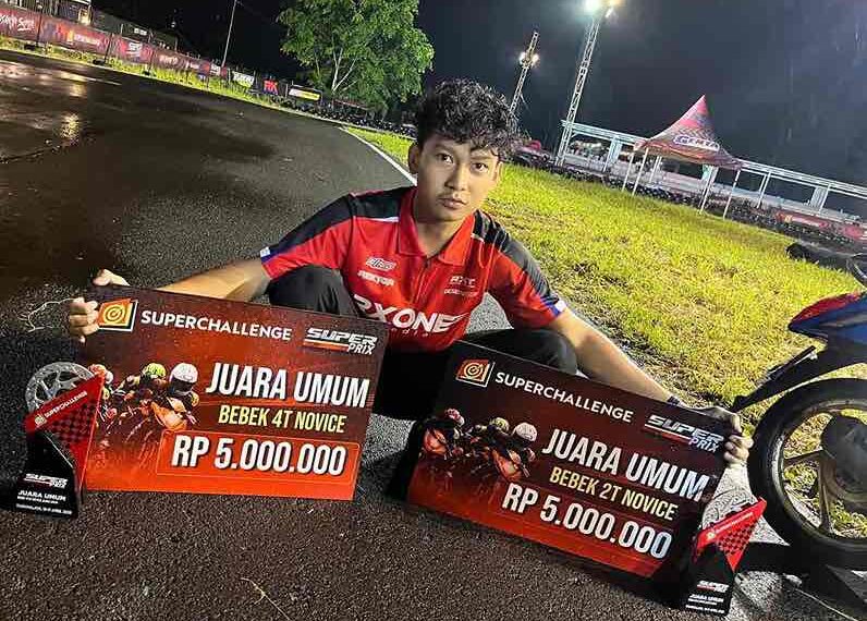 Josjis! Chessy Melandri Sikat Dua Juara Umum Novice Bersama Dua Tim Berbeda di Super Prix Tasikmalaya 2026