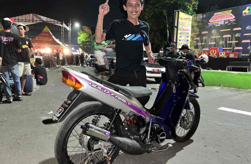 Peremajaan Part, Fiz R Sunmory Gold Family Ft 165 Garage Sikat Podium 1-4 di ADS Drag Bike Slawi Seri