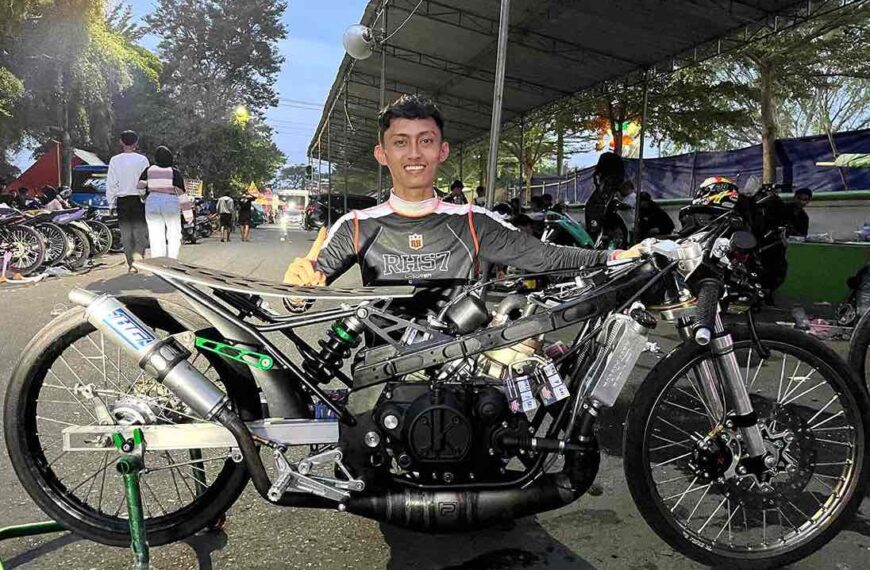 ADS Drag Bike Slawi: Dua Kali Turun Event, Ninja 155TU HG Auto Plavon Paman Speed Konsisten Juara!