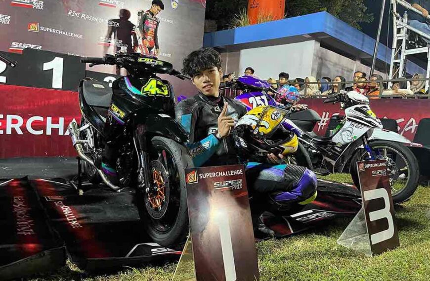 Super Prix Boyolali: Tahan Gempuran Chessy Melandri, Reykat Yusuf Jawara Bebek 4Tak 130cc Novice