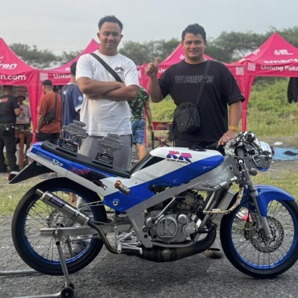 Ninja Sunmory 155cc Thailok Style SJA Family Jepara Pecah Telur di ADS Drag Bike Slawi Seri 2