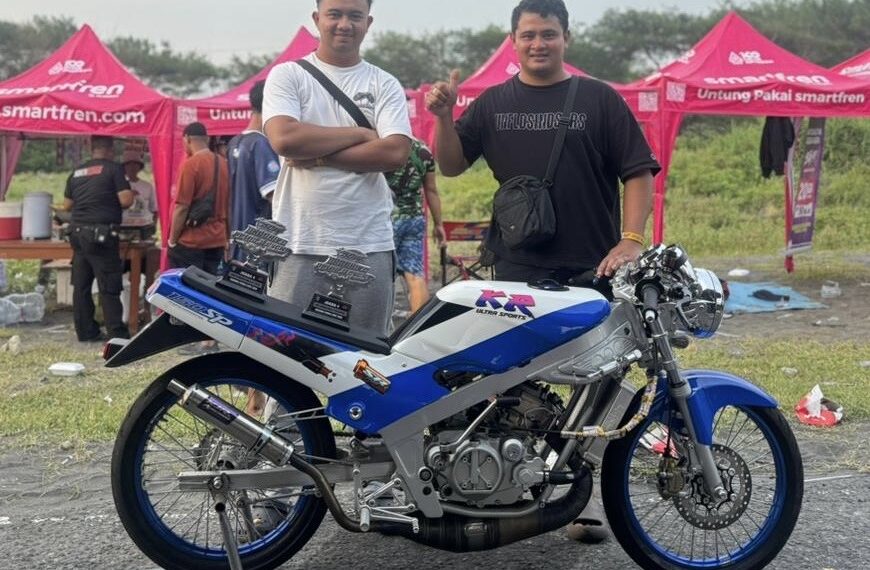 Ninja Sunmory 155cc Thailok Style SJA Family Jepara Pecah Telur di ADS Drag Bike Slawi Seri 2