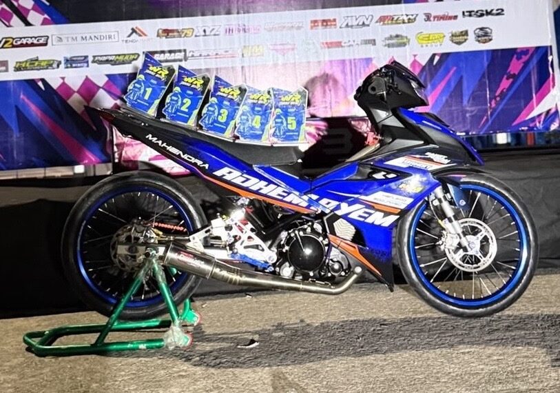MX King 200cc NJM X Adhem Ayem Group Sapu Bersih Podium WR Drag Bike Siak 2026