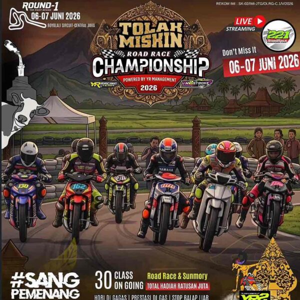 Tolak Miskin Road Race Championship Round 1 Siap Digelar Akhir Pekan Ini di Boyolali, Hadirkan Banyak Kelas Menarik