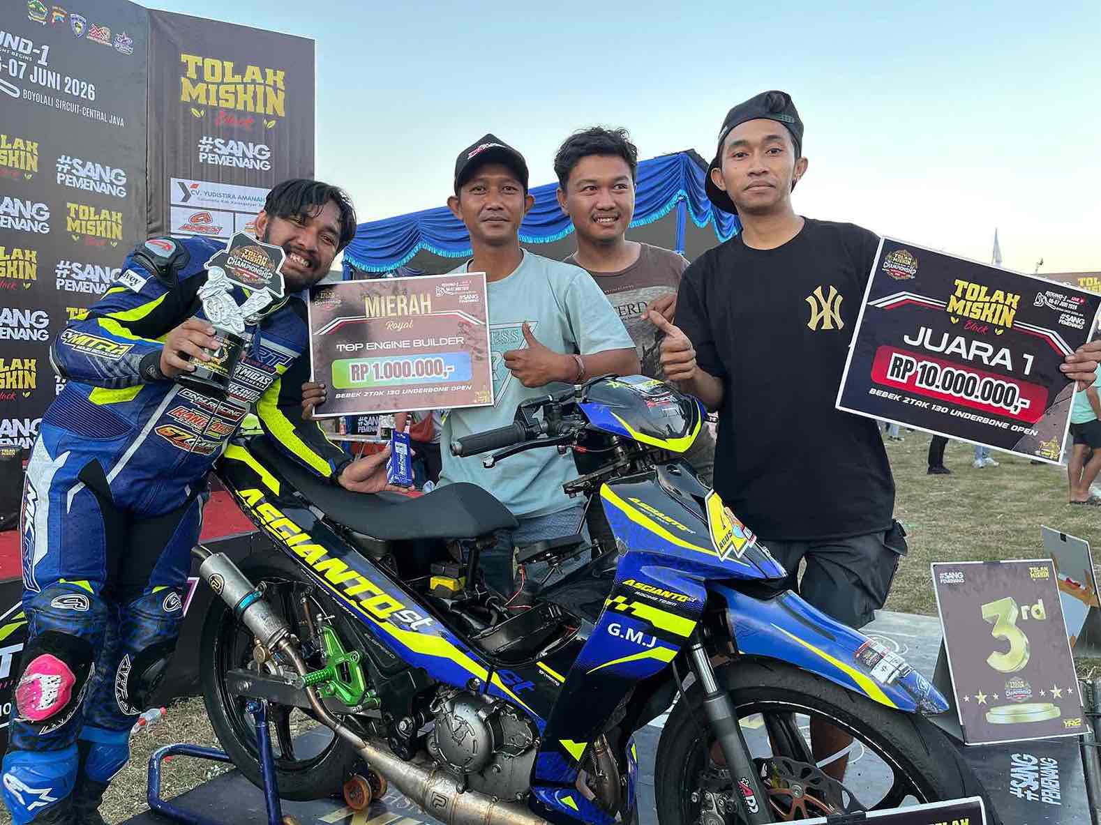 UB 130cc Putra Asgianto “Pecah Telur”, Raih Podium&hellip;