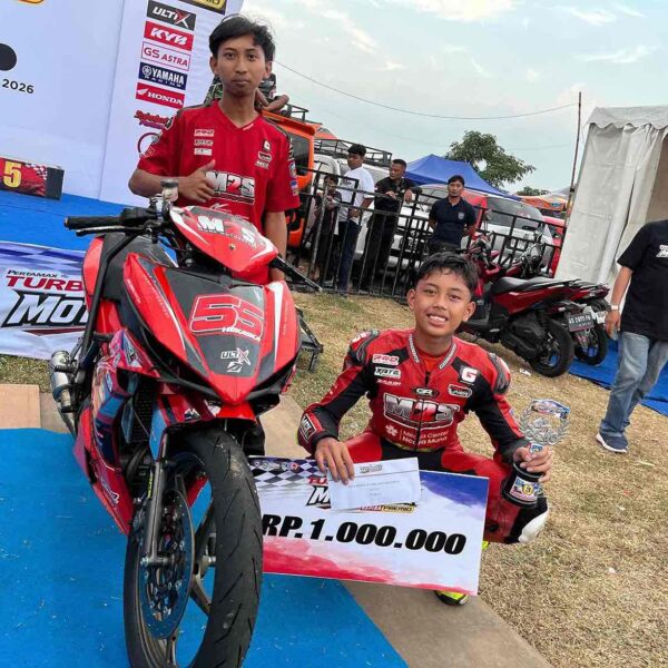 Tren Positif Berlanjut! Hekaska Sukses Raih Podium Ke 3 di Kejurnas Motoprix Seri 2 Boyolali