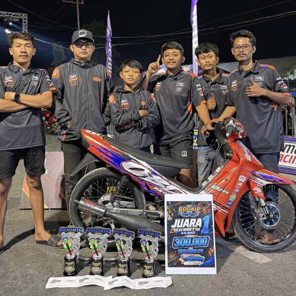Drag Bike Rookie Tulungagung: Terbukti Makin Ngejet, Risetan Baru Knalpot OBD Gen 4 Antar Orca Petir Jawara di Dua Kelas Sunmori