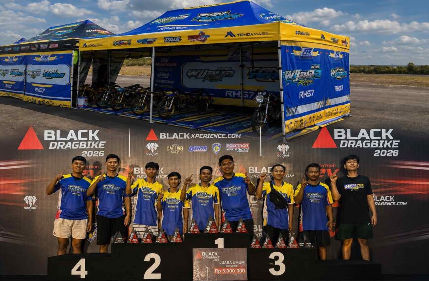 Fantera Exhaust FTR 17 Wijaya Siap Tempur di Black Drag Bike Malang Bersama Tiga Pembalap!