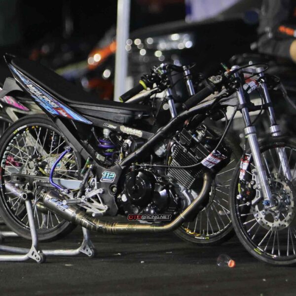 Black Drag Bike Malang: FU Wungkul 147cc BRS Racing Dos Muffler Masih Enggan Turun dari Podium Terbaik