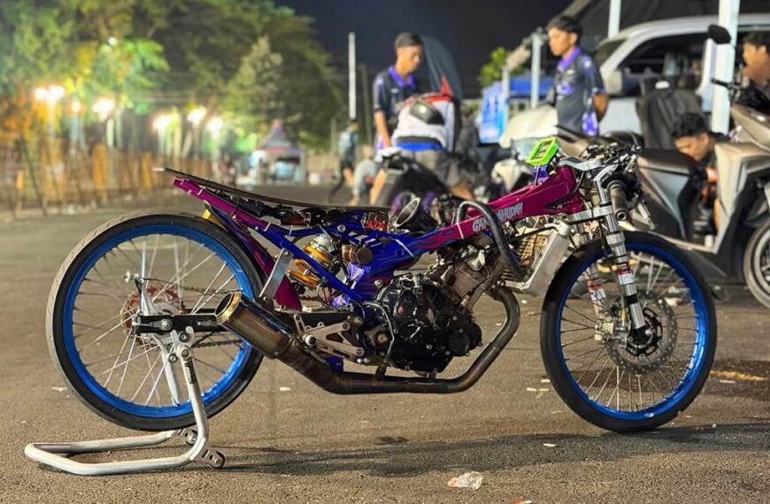 Black Drag Bike Malang: Bebek 4Tak 200cc TU Gak Udah Udah Motorsport Comeback ke Podium Juara!