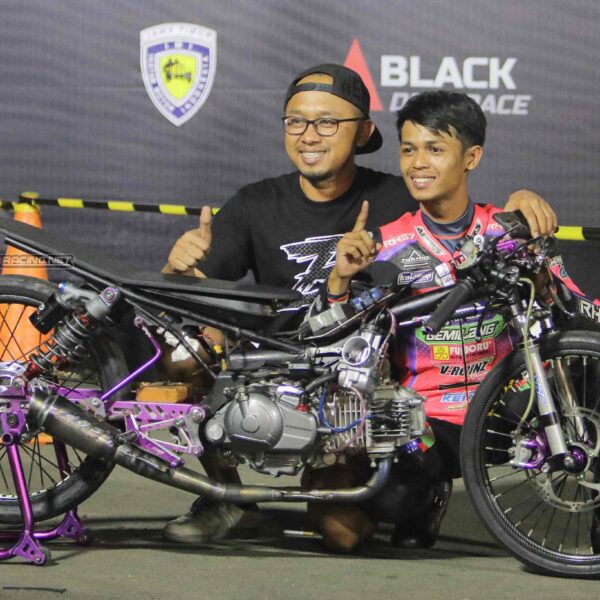 Dicky GA Sukses Besut Sleep Engine 200cc RH57 Jadi Jawara di Black Drag Bike Series Malang 2026