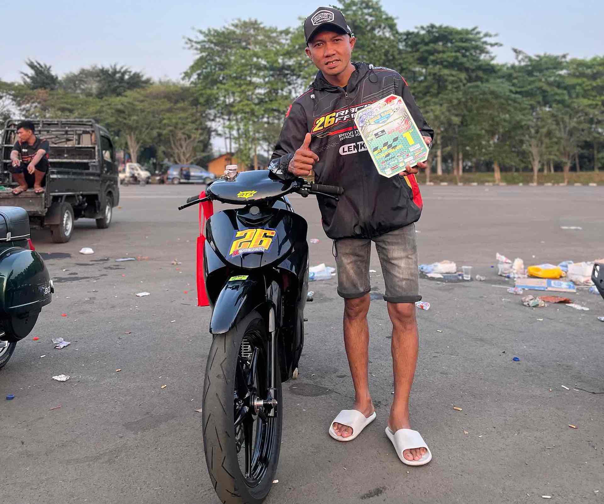 M. Nurgianto Rajai Pertarungan Bebek 4Tak 130cc Open…