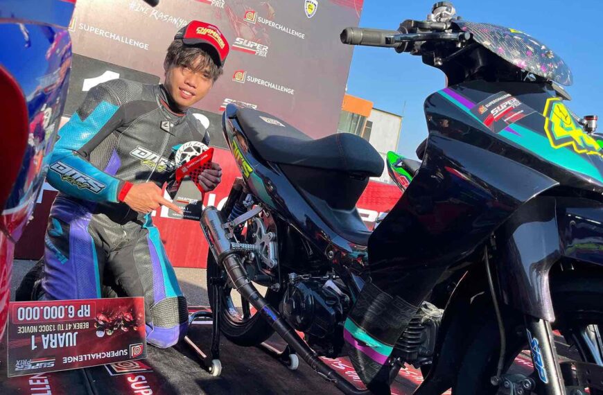Super Prix Surabaya: Strategi Laps Akhir Sukses Bawa Reykat Jawara di Pertarungan Bebek 4Tak 130cc Novice!
