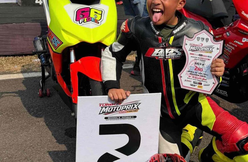 Fidel Lionel ‘BBS Racing Team’ Tampil Istimewa di Motoprix Seri 3 Subang, Podium Kedua Race 2!