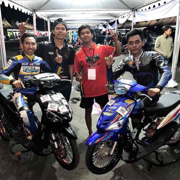 Pertamax Turbo Drag Fest: Pertarungan Matic Sunmori 201M dan 402M Jadi Milik Padepokan Meidi Racing Bar!