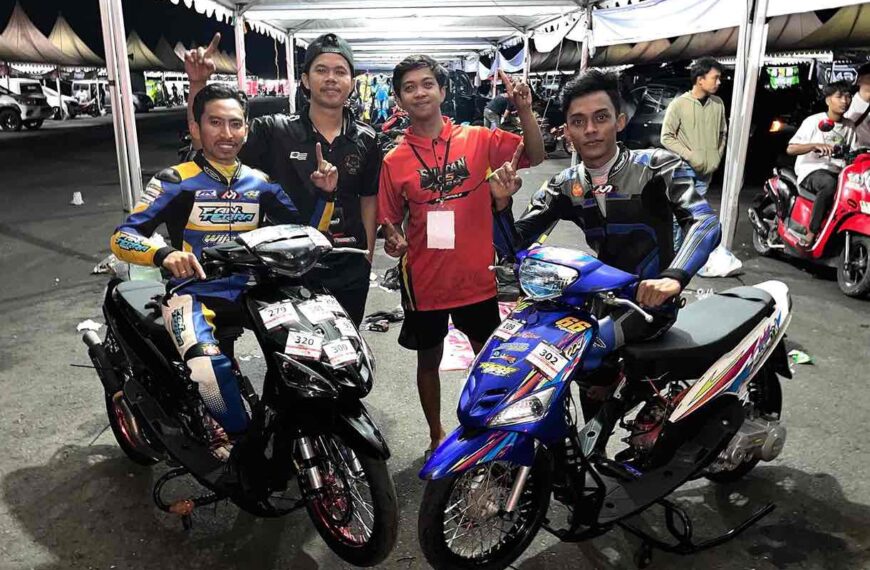 Pertamax Turbo Drag Fest: Pertarungan Matic Sunmori 201M dan 402M Jadi Milik Padepokan Meidi Racing Bar!