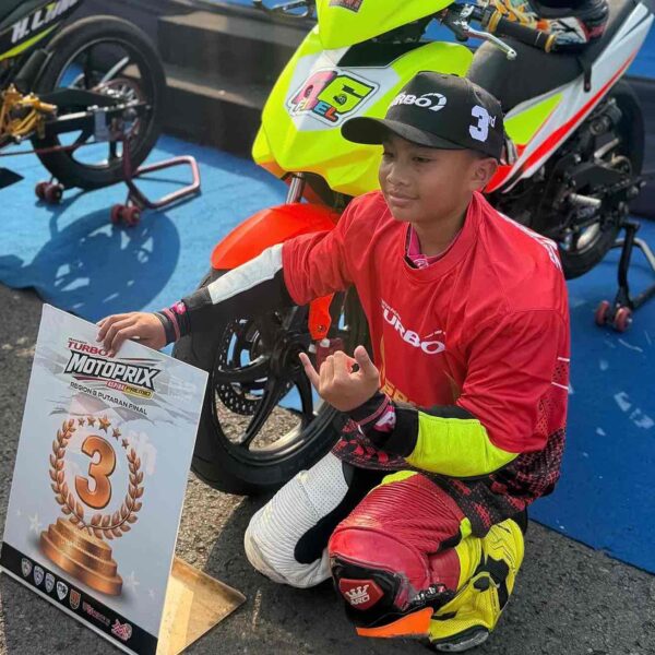 Final Motoprix Semarang 2026: Fidel Lionel (10 Tahun) Raih Podium 3 Beginner di Race 1, Progres Apik Berlanjut!