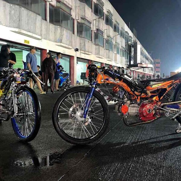 Final Black Drag Bike Sentul: Sleep Engine 200cc Racikan TJS Berjaya, Raih Double Winner!