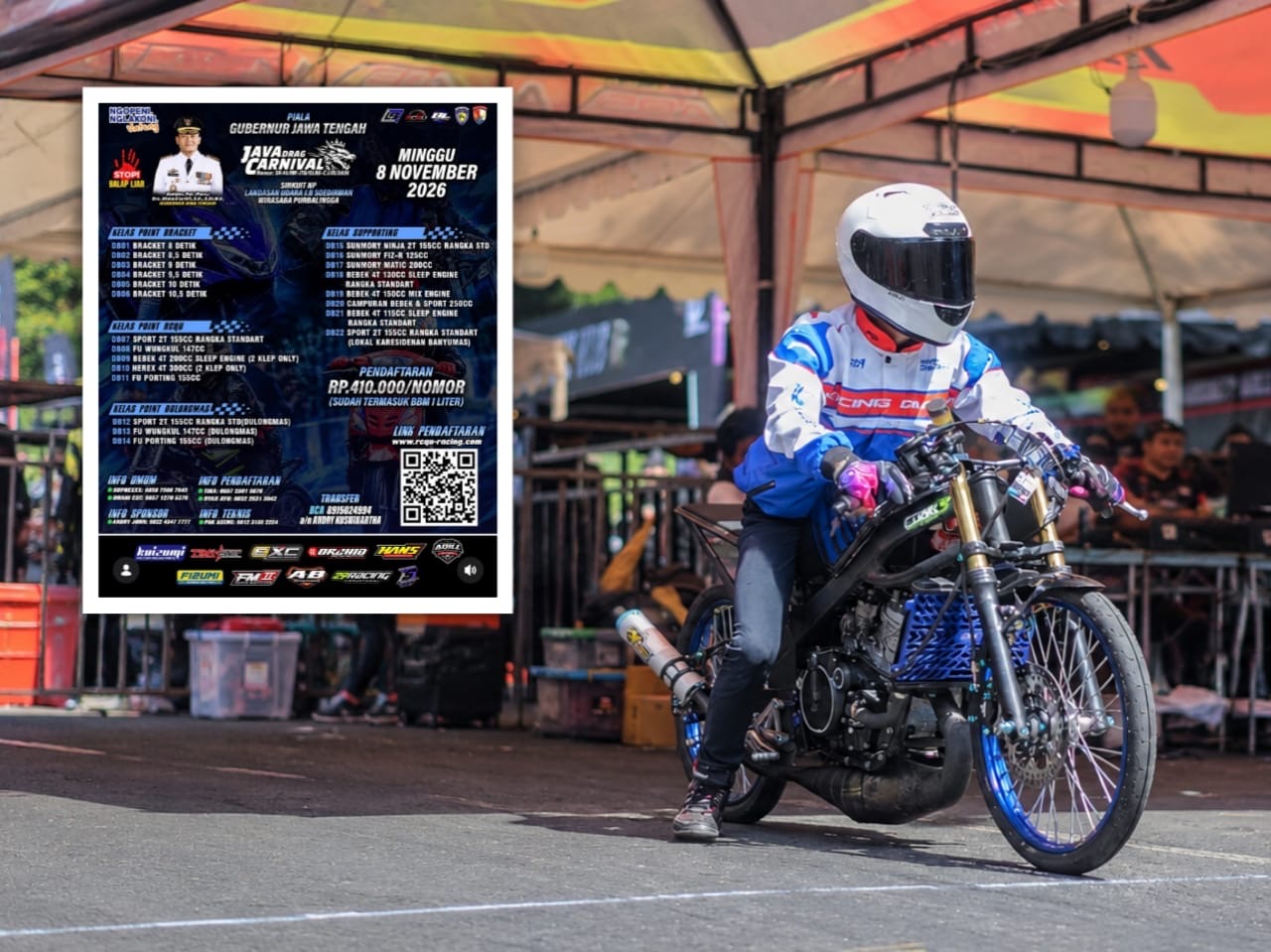 Febri Jenglot Optimistis Hadapi Piala Gubernur Drag Bike…