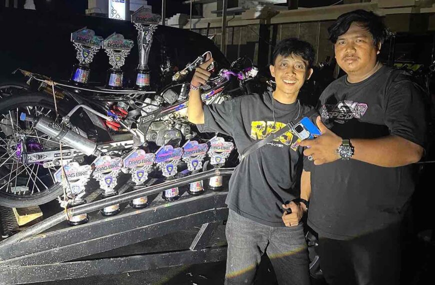Josjis! Kubu Mawar LGM Gupis Sikat Juara Umum Kejurnas Drag Bike Brebes 2026 Bersama Tegar Sanjaya