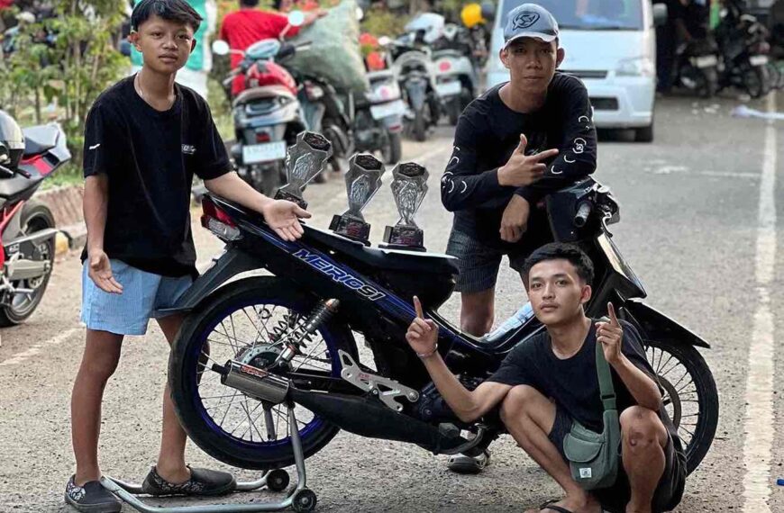 Rookie Drag Competion Tuban 2026: Fiz R Sunmori Pendatang Baru Berkah Oil X Berkah Kosmetik Kuasai Podium 1-3 di Drag Bike Tuban!